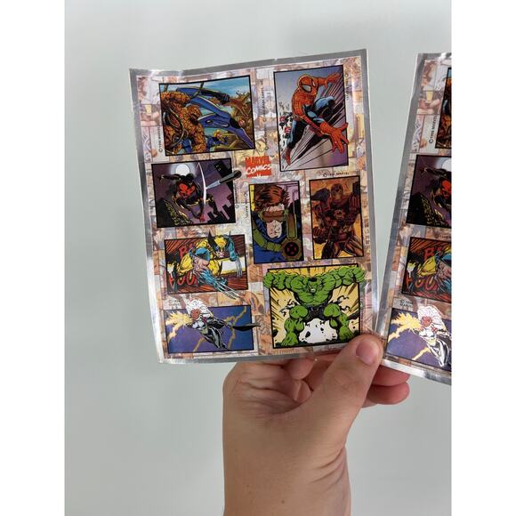 Set of two vintage 1996 marvel comics stickers  - Picture 2 of 5